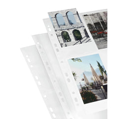 Hama Pack de 10 Fundas para Fotos A4 - Capacidad 8 Fotos 10x15cm - 314x237mm - Color Blanco