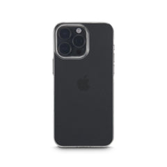 Hama Always Clear Funda para iPhone 16 Pro - Antideslizante - Especial Antiamarilleo - Poliuretano Termoplastico - Bordes Elevados - Color Transparente