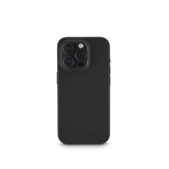 Hama Fantastic Feel Funda para iPhone 16 Pro - Antiadherente Anti-Suciedad - Poliuretano Termoplastico - Bordes Elevados - Color Negro