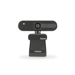 Hama C-600 Pro Webcam HD 1080P - Cable 1.8m - USB-A 2.0 - Microfono Integrado - Proteccion contra Espias - Indicador LED - Modo UVC - Reduccion de Ruido - Exposicion Automatica - 6.5x4x10cm - Color Negro