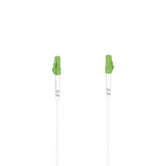 Hama Essential Cable de Fibra Optica Monomodo - Longitud 3m - Transmision hasta 10Gbit/s - Conector LC/APC - Color Blanco