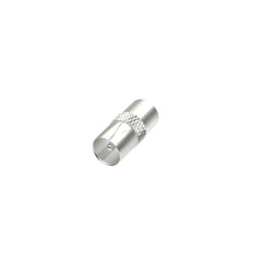Hama Essential Adaptador de Antena - Doble Coaxial Macho - Color Plata