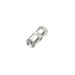 Hama Essential Adaptador de Conector F a Coaxial - Color Plata