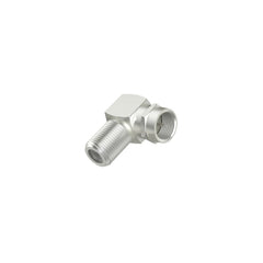 Hama Essential Adaptador 90º para Conector F - Color Plata