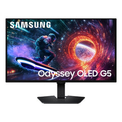 Samsung Odyssey OLED G5 Monitor 27" OLED QHD 180Hz FreeSync HDR10 - Respuesta 0.03ms - Angulo de Vision 178º - HDMI, DisplayPort - VESA 100x100mm