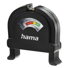 Hama Comprobador de Pilas y Baterias - Universal - Pantalla Analogica - Color Negro