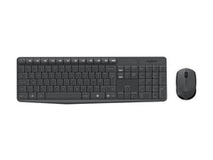 Logitech MK235 Pack Inalambrico Teclado Portugues + Raton 3 Botones - Uso Ambidiestro