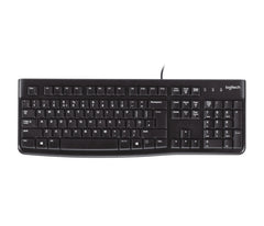 Logitech K120 Teclado USB Frances - Resistente a Salpicaduras - Cable de 1.50m