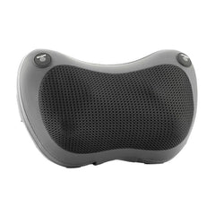 Innovagoods Shissage Masajeador Shiatsu Compacto - 20W - 3 Velocidades - Multifuncion - Cabezales Giratorios - Apagado Automatico - Funcion Calor - 29x14.5x10cm - Color Gris y Negro