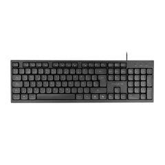 Tacens Anima AK02 Complete Keyboard - 1.3m Cable - ES QWERTY Layout - Low Profile Silent Keys - Multimedia and AI Shortcuts - 43.7x25x1.3cm - Black Color