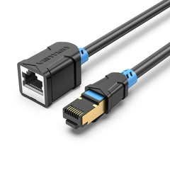 Vention Cable Extensor de Red Cat.6 SFTP - Longitud 5m - Velocidad hasta 1Gbps - 26AWG - Cubierta de PVC - Conectores Chapados en Oro - Doble Blindaje - Color Negro