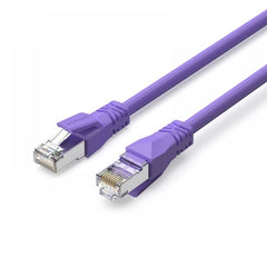 Vention Cable de Red Cat.6a SFTP - Longitud 0.2m - Velocidad hasta 10Gbps - 26AWG - Cubierta de PVC - Blindaje Multicapa - Color Morado
