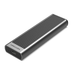 Vention Carcasa Externa SSD M.2 NVMe - Disipador de Calor - USB 3.1 - Velocidad hasta 10Gbps - Aluminio - Modo de Suspension Automatica - Color Gris