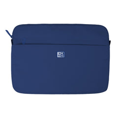 Oxford Young Proof B-Case Funda para Portatiles hasta 16" - RPET Reciclado - Bolsillo Frontal con Cremallera - Acolchado y Suave - 375x265x20mm - Color Azul Marino