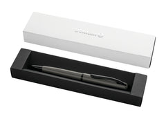 Pelikan Jazz Noble Boligrafo Retractil - Trazo de 1mm - Mecanismo de Giro - Recambio 337M Azul - Estuche de Regalo - Cuerpo Satinado - Color Gris Oscuro