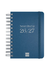 Finocam Cosmo Flex Agenda Escolar 26/27 en Catalan - 1 Dia por Pagina - Formato 8º - 120x169mm - Tapas de Polipropileno - Papel de 80g/m2 - Espiral - Esquinas Microperforadas - Color Azul