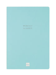 Finocam Haiku Planificador sin Fechar - Internacional - Mes Vista - Formato Y11 - 165x240mm - Papel de 95g/m2 - Hojas con Punteado - 16 Meses - Color Azul