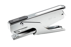 Novus B 38 Grapadora de Tenaza - Hasta 40 Hojas - Para Grapas 24/6-24/8 y 26/6-26/8 - Grapado Temporal y Permanente - Color Cromado
