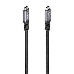 Aisens Cable USB-C Macho - Soporta hasta 100W - Longitud 4m - Velocidad de Transferencia hasta 10Gbps - Resolucion 8K - Aluminio - Color Negro