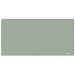 Fellowes Breyta Alfombrilla de Escritorio - Antideslizante - Proteccion Antimicrobiana - Antirreflectante - Fabricado con Material Reciclado - 40x80x0.25cm - Color Verde Salvia