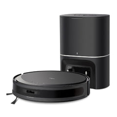 TP-Link Tapo RV20 Max Plus MagSlim Robot Aspirador con Friegasuelos - Bluetooth - Autovaciado de 3l - Mapeo Preciso - 5300Pa - 2600mAh - 2 Depositos de 300ml - Filtro HEPA - Color Negro