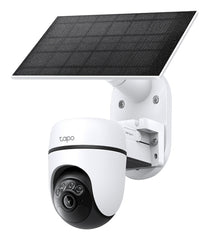 TP-Link Tapo TC90 KIT Camara de Seguridad para Exterior - IP65 - Incluye Accesorios - WiFi - Resolucion de 3Mpx - Vision Nocturna - Color Blanco y Negro