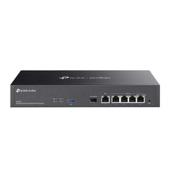 TP-Link Omada ER7406 Router - VPN - 4x1Gbps WAN/LAN - 1Gbps WAN - 1Gbps SFP - Balanceo de Carga - Carcasa de Acero - Gestion Centralizada en la Nube - Color Negro