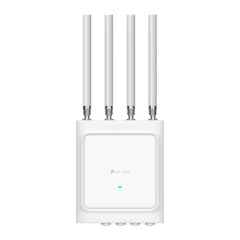 TP-Link Omada EAP668-Outdoor HD Punto de Acceso - Doble Banda - PoE+ - Bluetooth - Antenas Desmontables - Velocidad 3.6Gbps - 1024 Clientes Simultaneos - WiFi 6 Mesh - RJ45 - Color Blanco