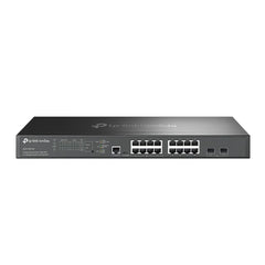 TP-Link Omada SG3218XP-M2 Switch 18 Puertos - Gestionado - 16xRJ45 2.5Gbps - 2xSFP+ 10Gbps - Soporta QOS - Conmutacion hasta 120Gbps - Color Negro