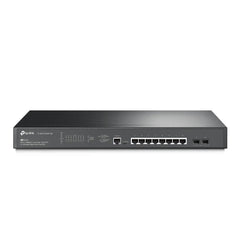 TP-Link Omada SG3210XHP-M2 Switch 10 Puertos - Gestionado - 8xRJ45 2.5Gbps - 2xSFP 10Gbps - Soporta QOS - Conmutacion hasta 80Gbps - 2 Ventiladores Internos - Color Negro