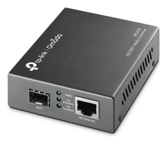 TP-Link Omada MC420L Convertidor de Fibra a RJ45 - Velocidad hasta 10Gbps - Auto Negociacion - Color Gris Oscuro