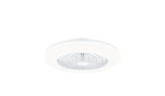 Philips Amigo Flat Fan Ceiling IR RD Ventilador de Techo con Luz LED Hasta 6500K - Aspas Integradas - 25W Ventilador + 60W Luz - Mando a Distancia - Color Blanco