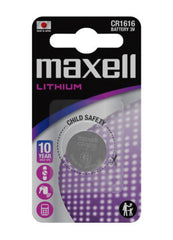 Maxell Pack de 1 Pila Litio de Boton CR1616 3V