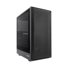 CoolBox Gaming GA700 Darkface Caja Torre ATX - 1 x USB C 3.2 1 x USB A 3.2 1X USB A 2,0 1 x Audio + Micro - Color Negro