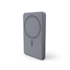 Energy Sistem Magnetic Powerbank Inalambrico Magnetico 5000 mAh - 15W Carga Inalambrica, 20W por Cable - Carga Inteligente y Rapida - Carga Simultanea - Sensor NTC - USB-C - Color Gris