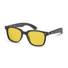 Energy Sistem Day Mode Music Gafas Bluetooth - Filtro Anti Luz Azul y Proteccion UV400 - Cristales Amarillos - Reproduccion de Musica - Microfono y Asistente de Voz - IPX5 - Control Tactil - Autonomia 5 horas - Color Negro