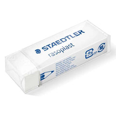 Staedtler Rasoplast 526 B20 Goma de Borrar - Borrado de Alta Calidad - Minimos Residuos - Color Blanco