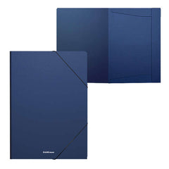 Erichkrause Matt Classic A4 Flap Folder - Made of Polypropylene - Blue