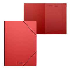Erichkrause Matt Classic A4 Flap Folder - Made of Polypropylene - Red