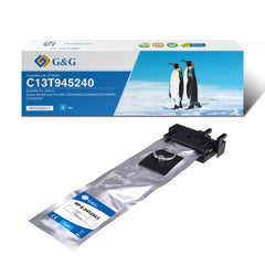 Cartouche d'encre pigmentée générique cyan G&G Epson T9452 - Remplacement C13T945240