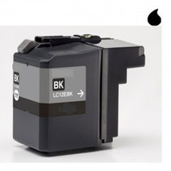 Cartucho de tinta genérico preto Brother LC12E - substitui LC12EBK
