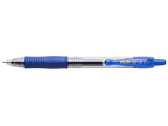 Pilot Boligrafo de Gel G2 Rollerball Retractil - Recargable - Punta de Bola Redonda 0.7mm - Trazo 0.32mm - Grip Ergonomico - Color Azul