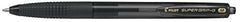 Pilot Boligrafo de Bola Retractil SuperGrip G - Punta Redonda 1.0mm - Trazo 0.4mm - Tinta de Aceite - Grip Ergonomico - Color Negro
