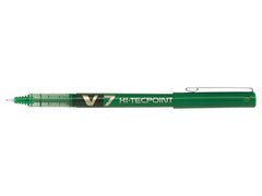 Pilot Boligrafo de Tinta Liquida V7 HI-Tecpoint Rollerball - Punta Fina de Aguja 0.7mm - Trazo 0.5mm - Color Verde