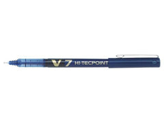 Pilot Boligrafo de Tinta Liquida V7 HI-Tecpoint Rollerball - Punta Fina de Aguja 0.7mm - Trazo 0.5mm - Color Azul