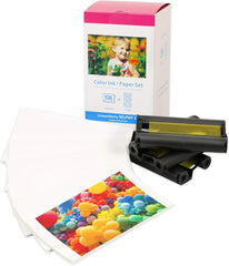 Canon KP-108IN Pacote de tinta genérica e 108 folhas de papel fotográfico, 100x148 mm - Substitui 3115B001