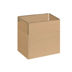 Dohe Caixas de Embalagem de 4 Abas - Medidas 355x265x270mm - Cartão Canelado 3mm - Resistente e Duradoura - Ideal para Envios e Armazenamento