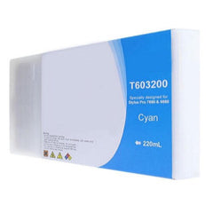 Cartucho de tinta pigmentada genérico Epson T6032 ciano - substitui C13T603200