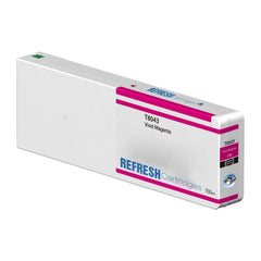Cartucho de tinta pigmentada genérico Epson T8043/T8243 Vivid Magenta - Substitui C13T804300/C13T824300