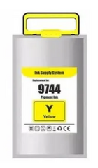 Cartucho de tinta pigmentada genérico amarelo Epson T9744 - substitui C13T974400